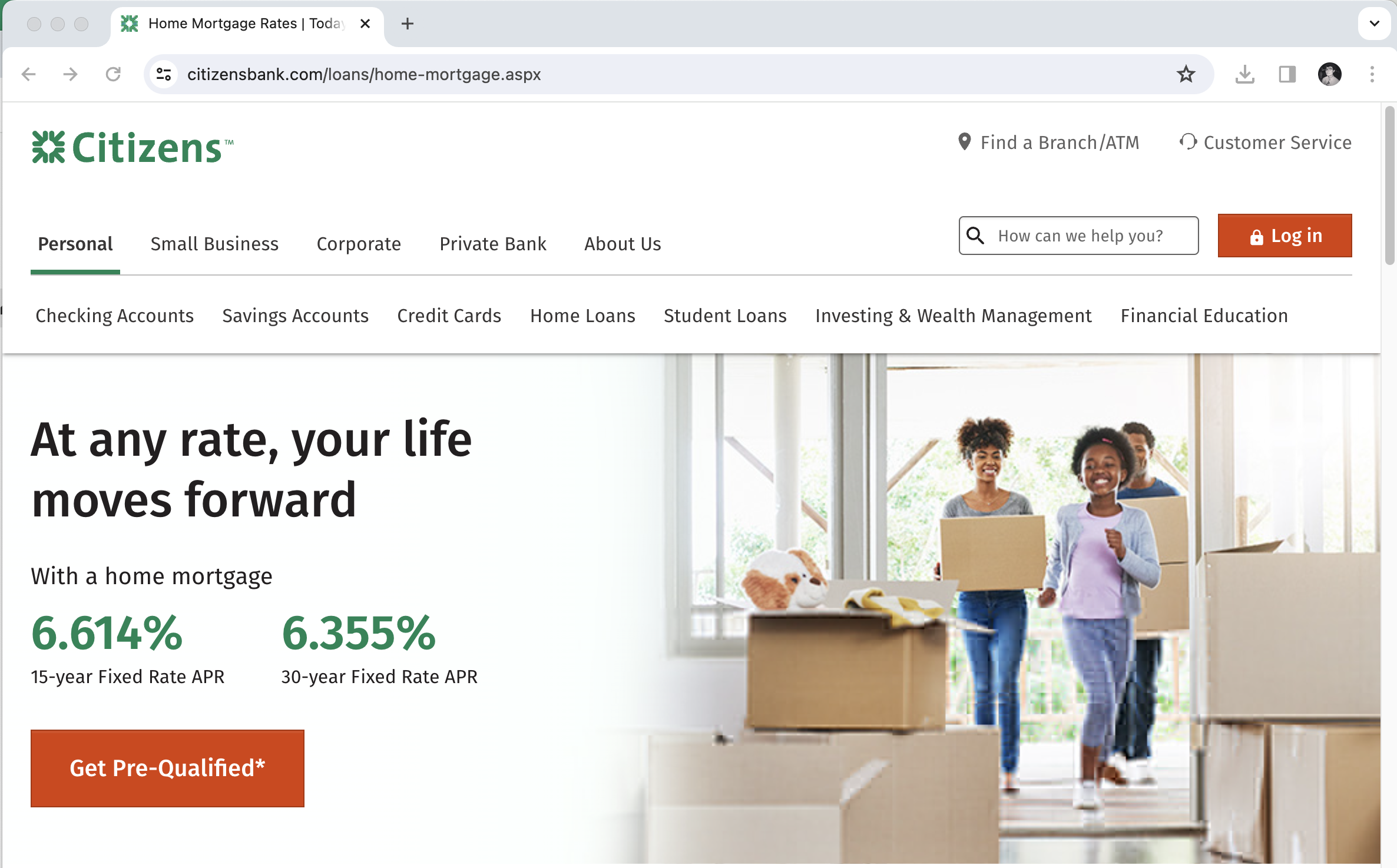 Citizens Mortgage A B Test Web Social copy isaac